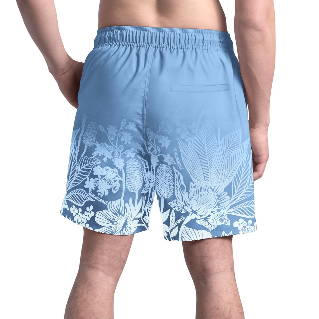  Baltimore Ravens Margaritaville Lagoon Fiesta Swim Shorts - Light Blue